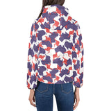 Kangaroo Australian pattern Women's Padded Hooded Jacket