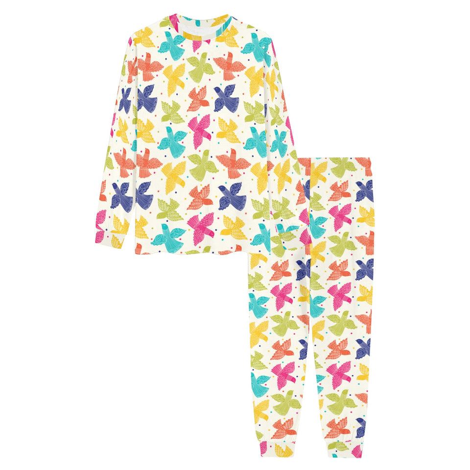 Pigeon Pattern Print Design 01 Men's All Over Print Pajama