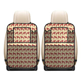 Greyhound Pattern Print Design 04 Car Seat Back Organizer