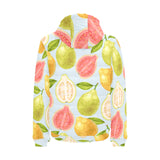 Guava design pattern Men's Padded Hooded Jacket