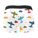 Airplane star cloud colorful Men's All Over Print Boxer Briefs Men's Underwear