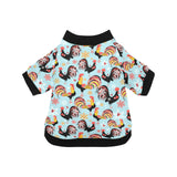 Rooster chicken cock snowfalke All Over Print Pet Dog Round Neck Fuzzy Shirt