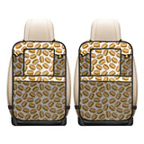 Hamburger Pattern Print Design 03 Car Seat Back Organizer