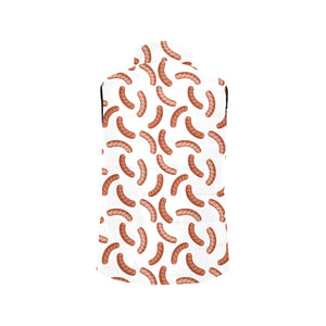 Sausage Pattern Print Design 04 Men's Padded Vest