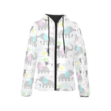 Cute elephant mouse pattern Women's Padded Hooded Jacket