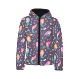 beautiful mermaid Fish jellyfish algae other marin Kids' Boys' Girls' Padded Hooded Jacket