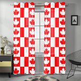 Canada Pattern Print Design 05 Gauze Curtain