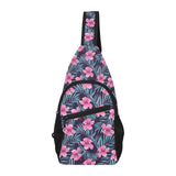 Hibiscus Pattern Print Design 05 All Over Print Chest Bag