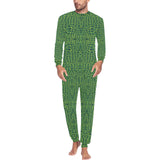Crocodile Skin Printed Men's All Over Print Pajama