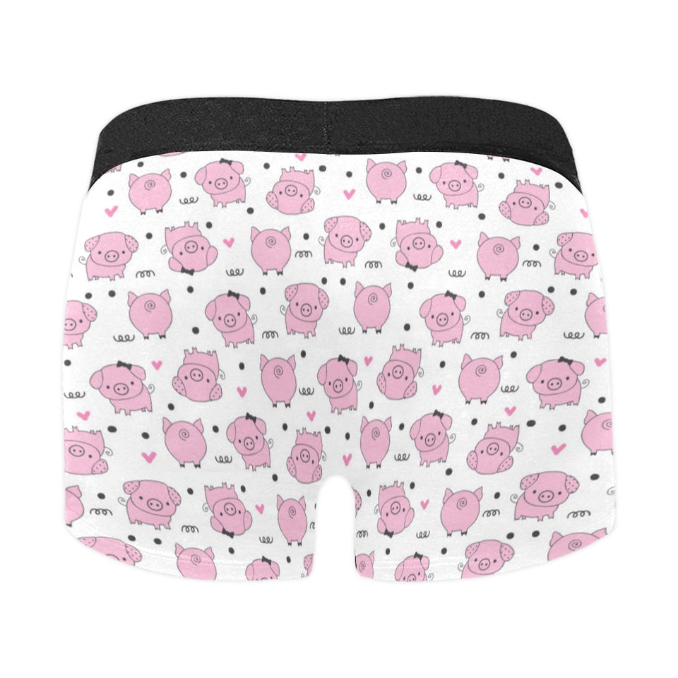 Pig Pattern Print Design 03 Men's All Over Print Boxer Briefs Men's Underwear