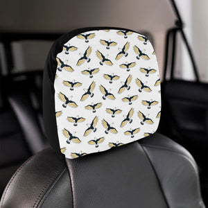 Eagle Pattern Print Design 03 Car Headrest Cover
