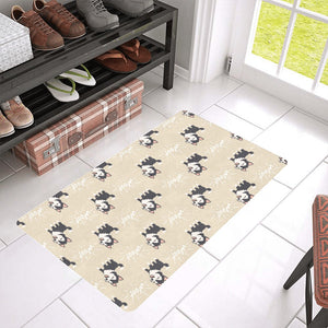 Cute Siberian Husky Doormat