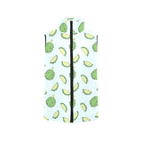 Durian pattern blue background Women's Padded Vest