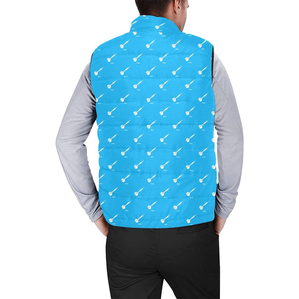 Darts Pattern Print Design 05 Men's Padded Vest