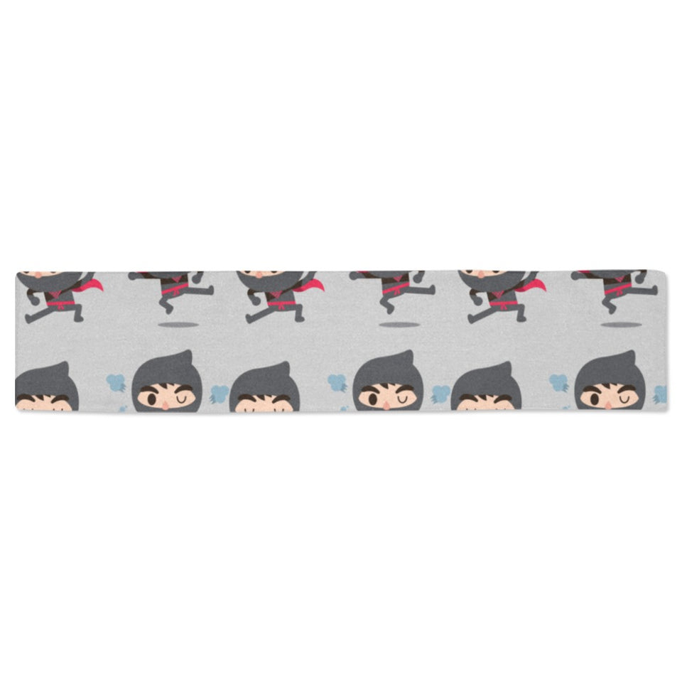 Cute ninja pattern Table Runner