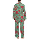 Tomato design pattern Men's Long Pajama Set