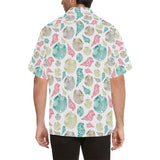 Colorful shell pattern Men's All Over Print Hawaiian Shirt