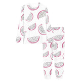 dragon fruit pattern Women's All Over Print Pajama Set