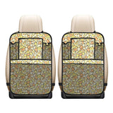 Popcorn Pattern Print Design 03 Car Seat Back Organizer