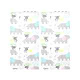 Cute elephant mouse pattern Gauze Curtain