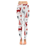 Deer tree snowflakes chrismas pattern Women's Legging Fulfilled In US