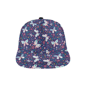 Colorful butterfly flower pattern.eps All Over Print Snapback Cap