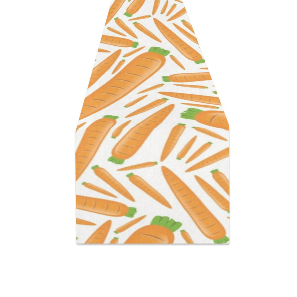 Carrot Pattern Print Design 02 Table Runner