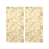 hand drawn peanuts pattern Gauze Curtain