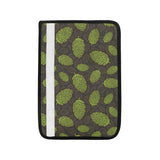 Hop pattern black background Car Seat Belt Cover