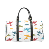 Airplane star cloud colorful Travel Bag