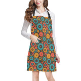 Gear Pattern Print Design 01 All Over Print Adjustable Apron