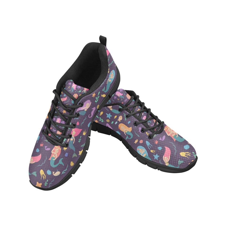 beautiful mermaid Fish jellyfish algae other marin Men's Sneaker Shoes