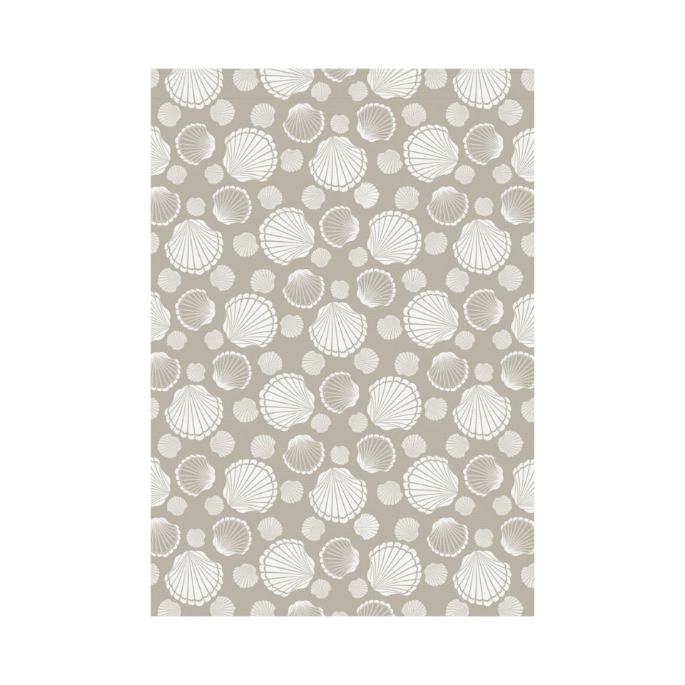 Scallop shell pattern House Flag Garden Flag