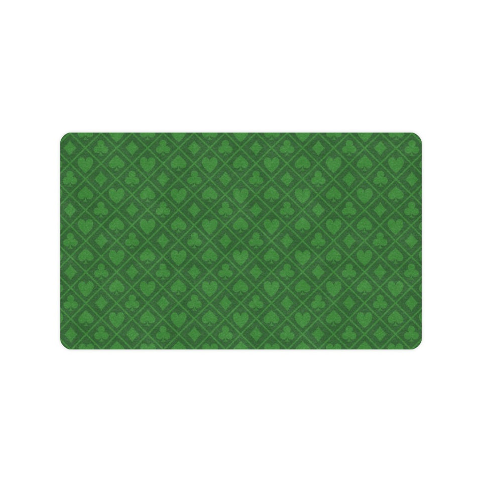 Casino Cards Suits Pattern Print Design 04 Doormat