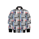 Skate Board Pattern Print Design 04 Kids' Boys' Girls' Bomber Jacket