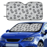 Sun Glasses Pattern Print Design 04 Car Sun Shade