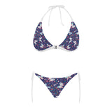 Colorful butterfly flower pattern.eps Sexy Bikinis Two-Piece Swimsuits