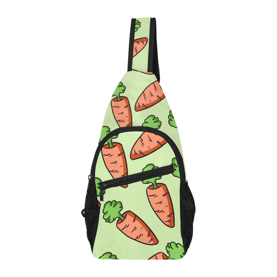 Carrot Pattern Print Design 05 All Over Print Chest Bag