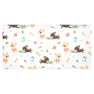 Cute Chihuahua puppie pattern Tablecloth