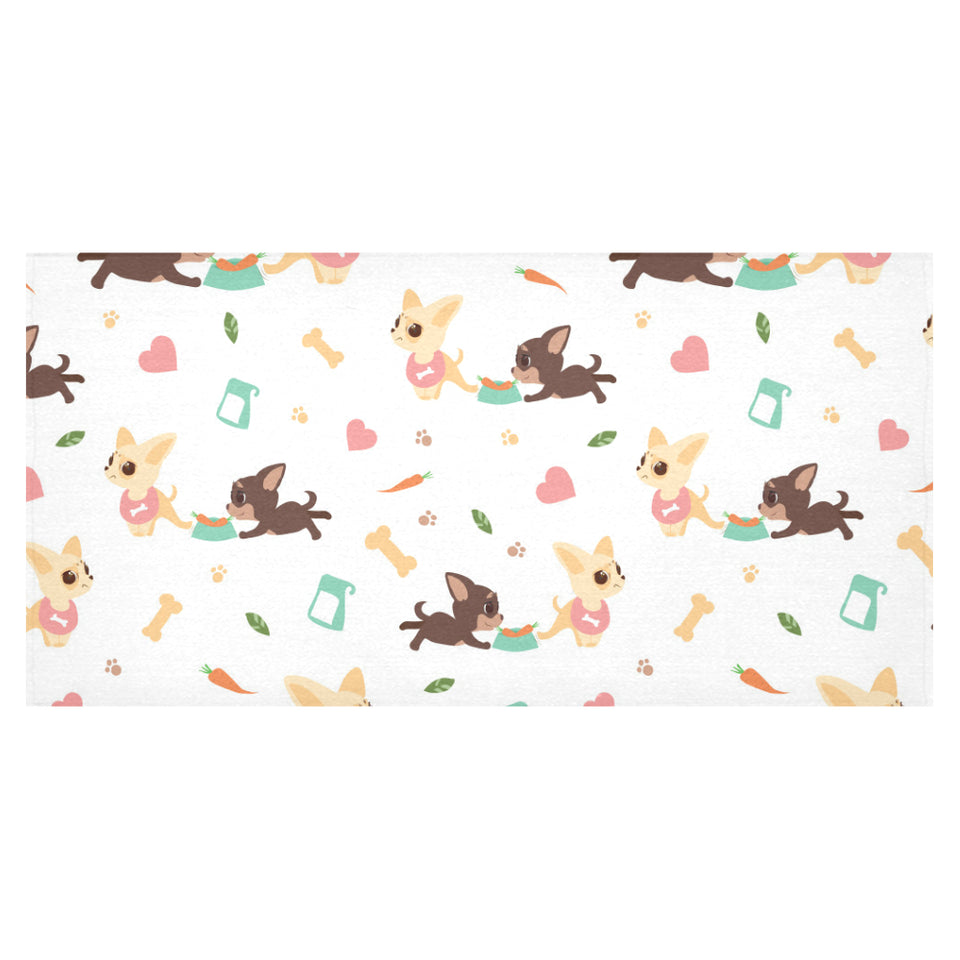 Cute Chihuahua puppie pattern Tablecloth