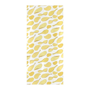 Potato Chips Pattern Print Design 02 Beach Towel