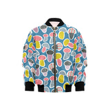 Colorful mushroom design pattern Kids' Boys' Girls' Bomber Jacket
