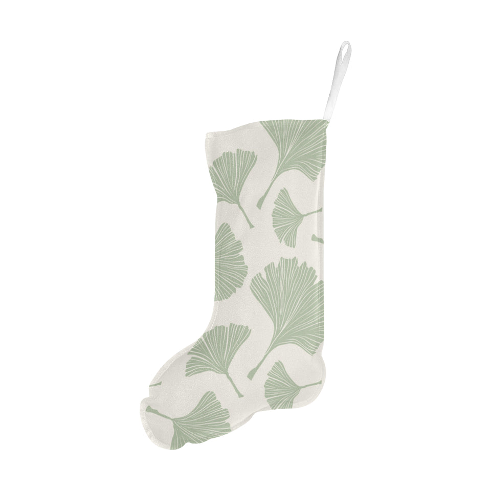 Ginkgo leaves pattern Christmas Stocking