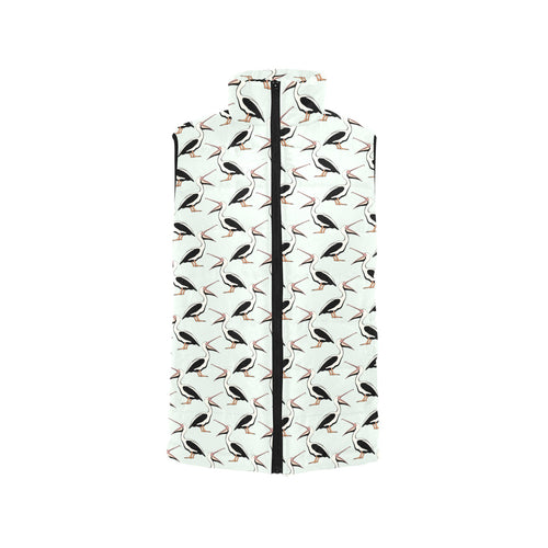 Pelican Pattern Print Design 02 Men's Padded Vest
