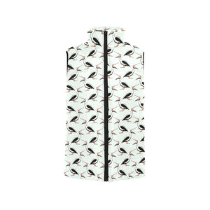 Pelican Pattern Print Design 02 Men's Padded Vest