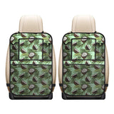 Coconut Pattern Print Design 02 Car Seat Back Organizer