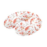 Watercolor fancy carp pattern U-Shaped Travel Neck Pillow