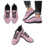 Piano Pattern Print Design 01 Men's Breathable Sneakers ( Model 055)