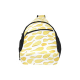 Potato Chips Pattern Print Design 02 All Over Print Chest Bag