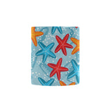 Blue red orange starfish pattern Morphing Mug Heat Changing Mug
